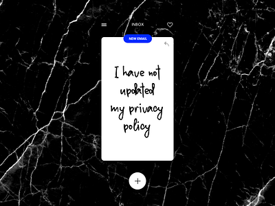 I've not updated my Privacy Policy android email inbox ios law new email policy privacy reply rules