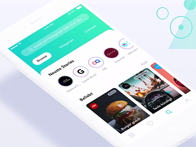 Discover more content aftereffects animation browse browser categories category discover follow follower gif interaction ios mobile animation mobile app news ui design ui ux design unfollow user experience user interface