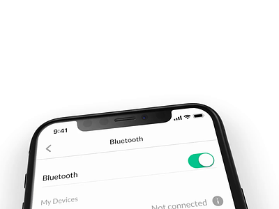 Connect Bluetooth animation app bluetooth connect ios iphone yoobic