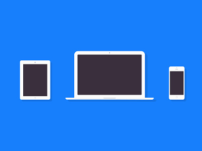 Flat Devices device devices family flat free icons ios ipad iphone mac macbook ui