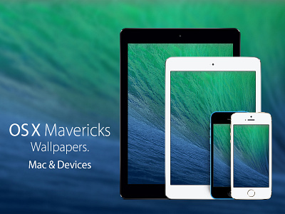 OS X Mavericks Wallpapers - New devices