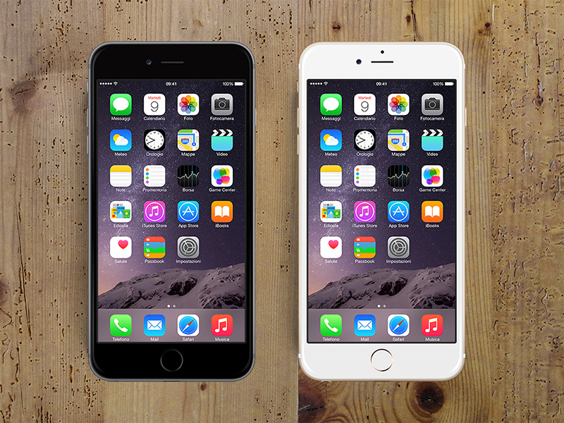 iPhone 6 Plus Mockup iphone 6 plus minimal psd color champagne iphone6 iphone device flat
