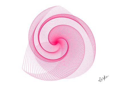 Sketching Infinite pink loop