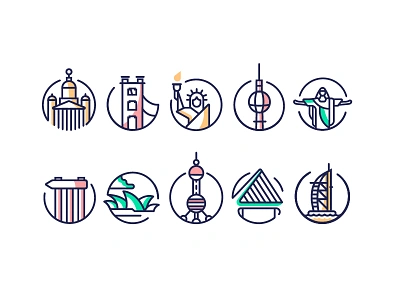 City Icons berlin buenosaires dubai helsinki icon logo newyork sanfrancisco saopaulo shanghai singapore sydney