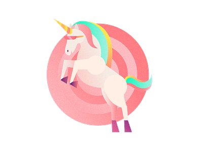 Fast Unicorn candy fairy horse illustration logo pink symbol unicorn vector