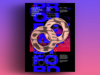 Poster No.2 3d 3d artist 3d design 3d designer c4d cinema4d collaboration copper font poster typography