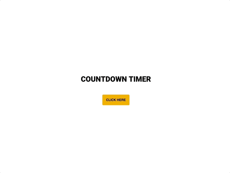 Countdown Timer- coming soon page