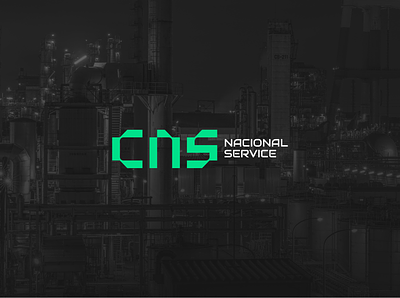 CNS - NATIONAL SERVICE brand branding design logo logotype mozambique vector