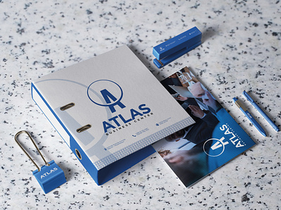 Atlas - Stationery branding logo stationery