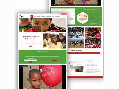 Website Design for Non-profit TRG International