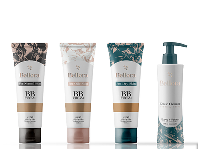 Bellora Packaging Design beauty branding identity design makeup packaging design