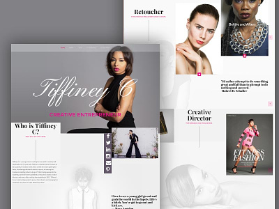 Personal Website Design branding design personal branding portfolio website ui