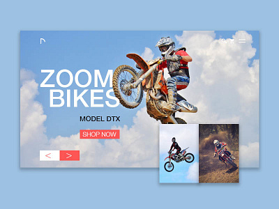 Motor Bike Store Concept Header