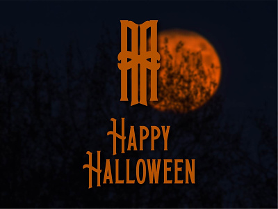 Happy Halloween - HH Logo Concept branding identity design logo