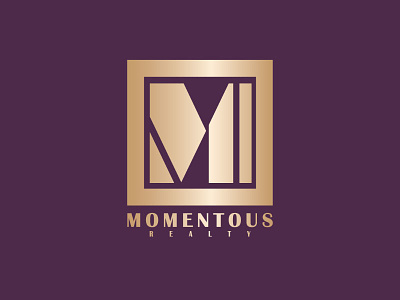 Momentous Realty branding design identity design logo