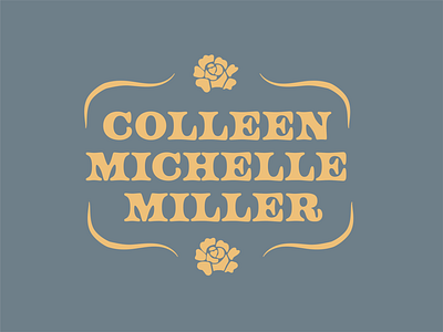Colleen Michelle Miller Branding artist branding brand identity branding color palette country illustrator music branding musician western