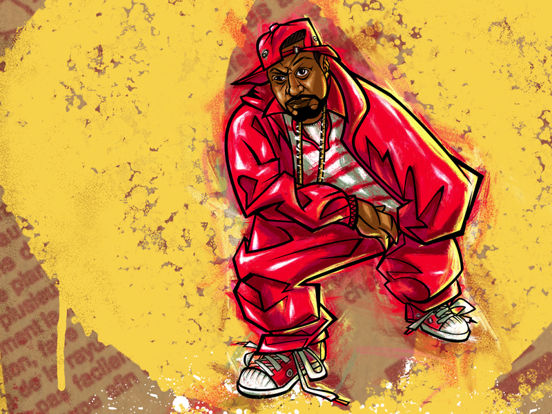 Ghostface Killah painting by James Tuer on Dribbble