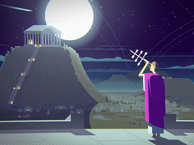 'Greek Sciences' - Digital Painting from Documentary