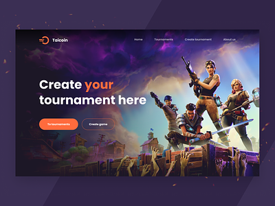 Cybersport Tournament Service bet bookmakers cs go cybersport dark ui design dota esport esports game roulette stream ui