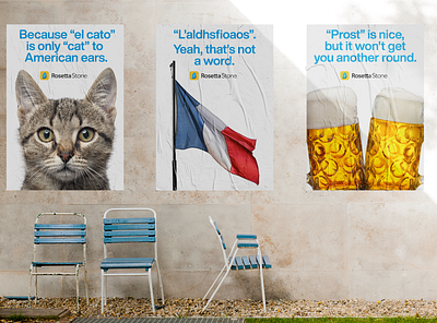 Wonderfully Bad Posters beer branded cat design rosetta stone type