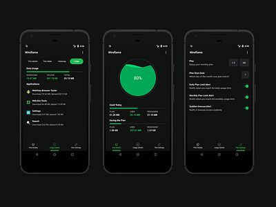 Wireflame Data Monitor App