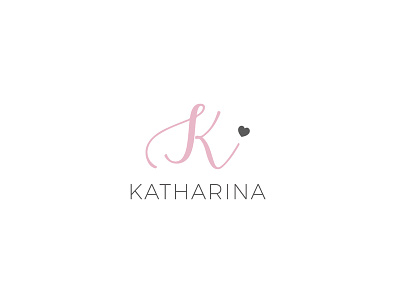 Katharina Logo branding brands design freelance designer k logo lettering logo typography