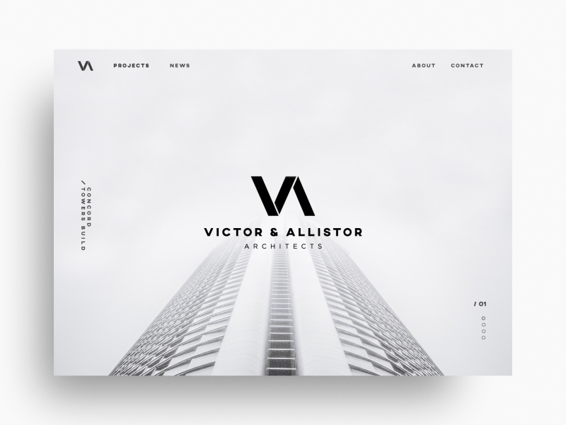 Victor & Allistor UI user experience user interface visual design web design