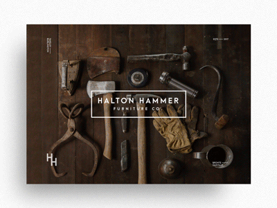 Halton Hammer Furniture Co. digital design interaction design ui ux visul design