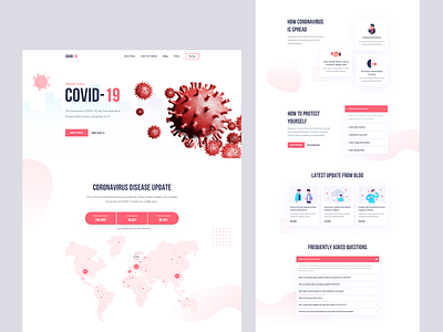 COVID-19 Social Awareness Landing Page