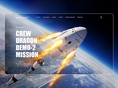 SpaceX - Crew Dragon Demo - 2 Mission air alien crew crew dragon dragon galaxy mission nasa space spaceship spacex