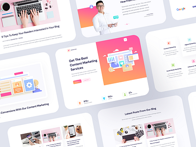 Content Hub - Content Marketing Website Template For Elementor