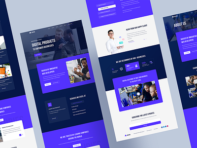 Devixa - Web Development Agency Template agency website branding consulting agency design design agency development development agency digital agency illustration landingpage marketing agency product ui ux