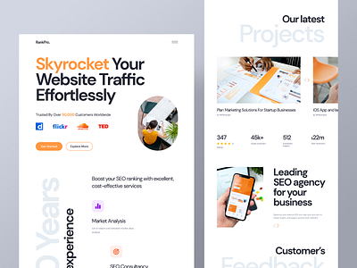 RankPro - SEO Agency Website Template