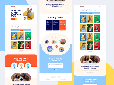 TigglyPuff - Pet Adoption Service Website Template (pack)