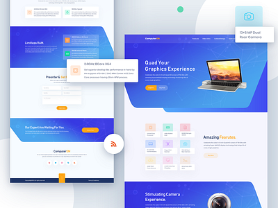 ComputerOn - Product Landing page