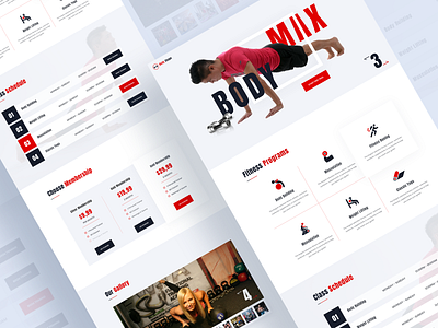 Fitness Gym - Yoga Concept Website Template