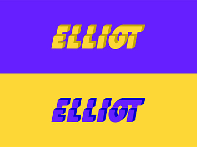 Typography | Elliot Logo Lettering 1980 80s app arcade brand brand identity branding branding design crypto crypto exchange design lettering logo retro retrowave typography vector
