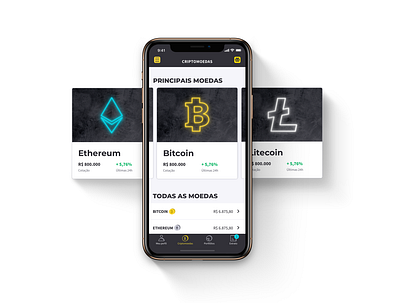 Making Bitcoin easy – once and for all 80s app bitcoin buy cards crypto device easy exchange friendly interface invest mobile mockup react native sell trading ui ux ux design