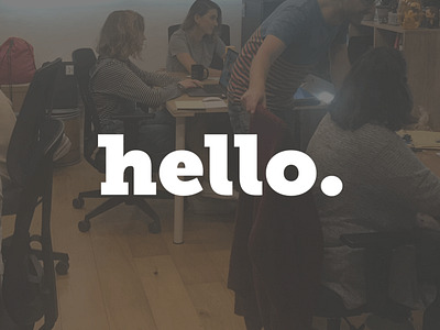 hello there brand branding hello. logo typography