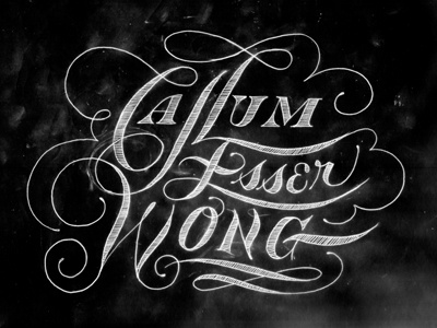 Enormous Champion friends of type enormouschampion script lettering display caps lowercase chalk texture