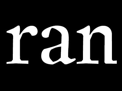 craggy type 2 monochrome serif type