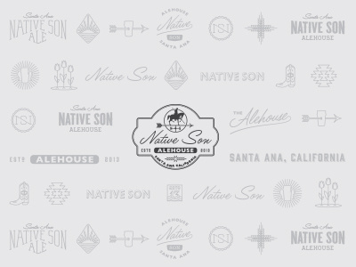 Native Son Alehouse alehouse beer branding california native son