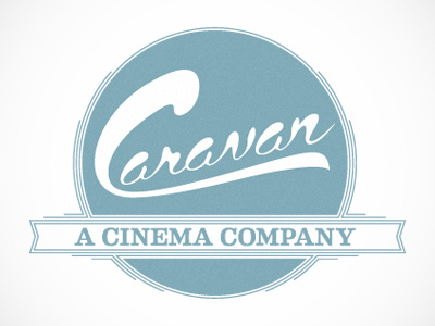 more Caravan caravan cinema custom type evan huwa logo