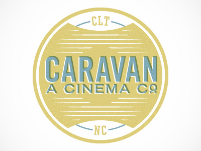 CARAVAN CLT NC badge caravan evan huwa logo mark