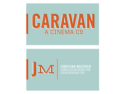 Caravan B Card business card caravan evan huwa