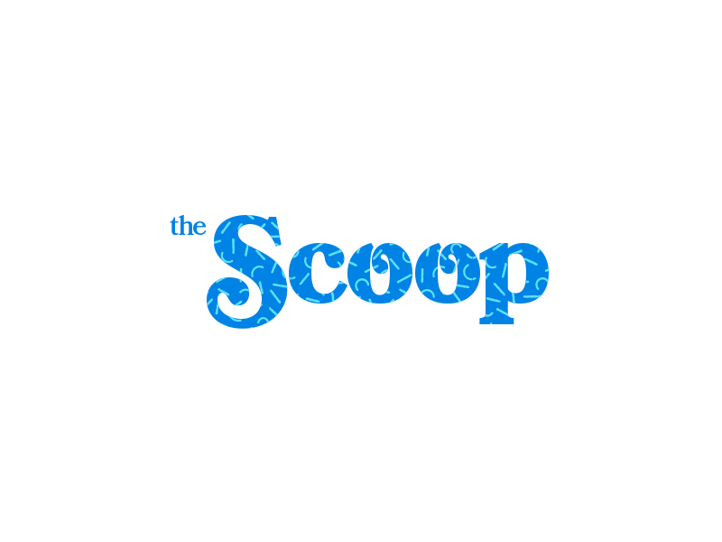 The Scoop gif logo pattern type