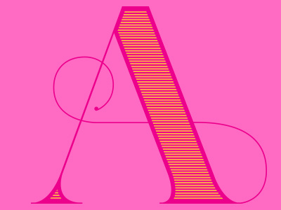 A a letter type