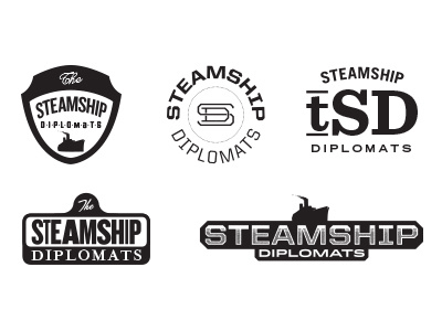 SD Options diplomats logo mark steamship type