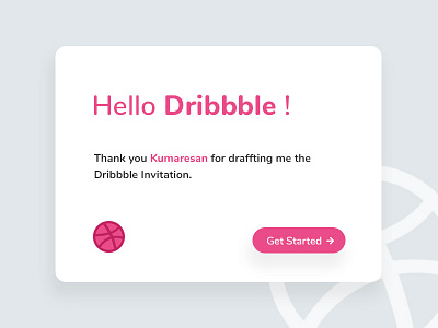 Hello Dribbble ! debut first hello invite shot welcome