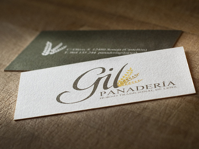 Gil bakery bakery bread business cards identity logo logo design